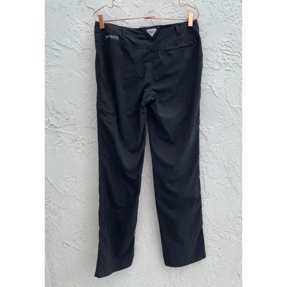 Columbia Performance Womens Fishing Gear Omni Shade Outdoor Pants Black Sz 8 - Picture 2 of 8